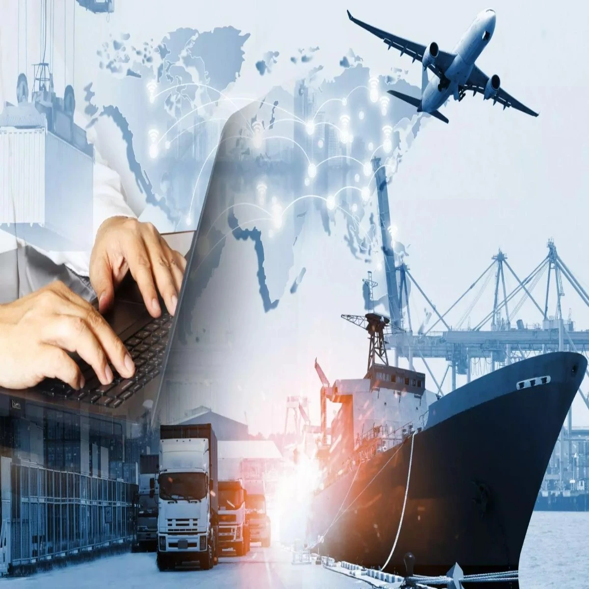 a freight forwarder doing tasks for freight forwarding