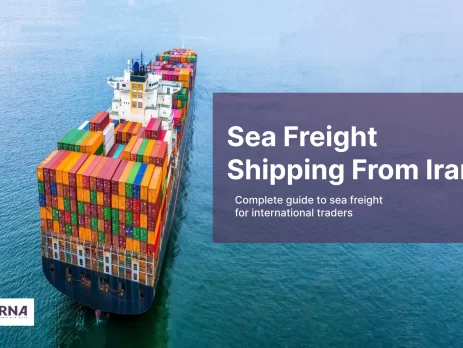 a picture of a big ship loaded with cargo and container on the sea showing the sea freight shipping from Iran to CIS countries