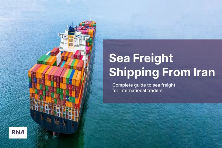 a picture of a big ship loaded with cargo and container on the sea showing the sea freight shipping from Iran to CIS countries