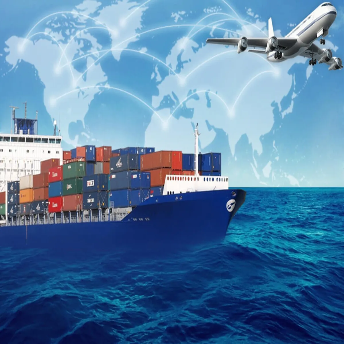 different types of international transportation or freight forwarding