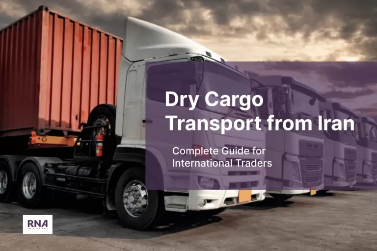 a picture that shows dry cargo transport from Iran