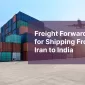 an industrial port of a freight forwarder for shipping from Iran to India